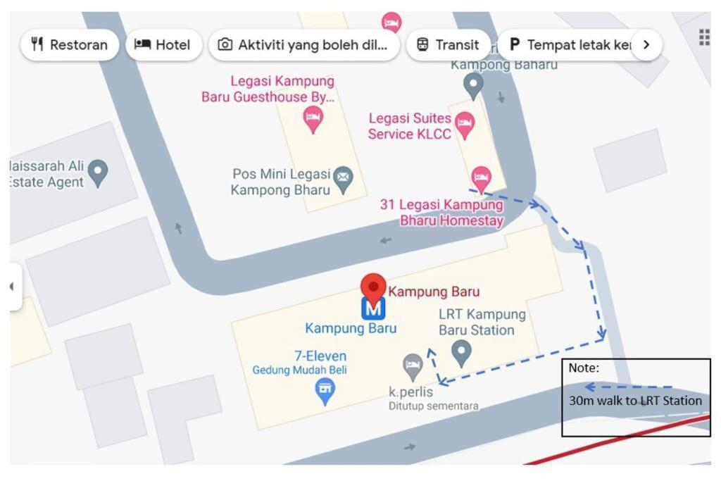 King Studio Suite Legasi Kampung Bharu View Klcc Kuala Lumpur Exterior foto